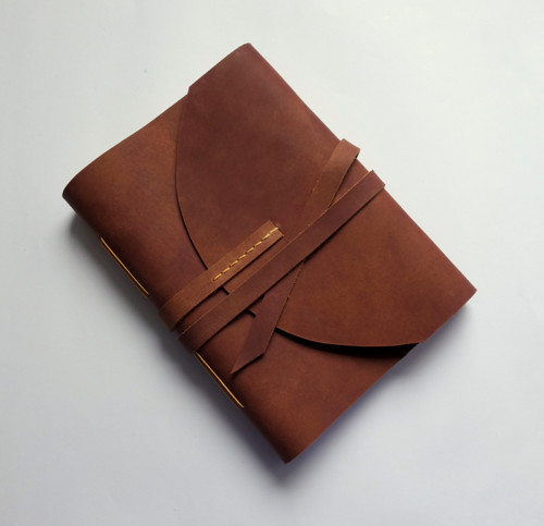 Elegantní kožený zápisník A5