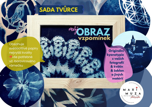 Sada MŮJ OBRAZ pro zhotovení kyanotypie