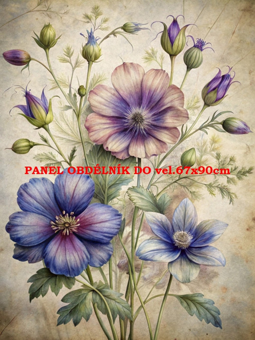 Bavlněný panel 7x10 cm — foto 1