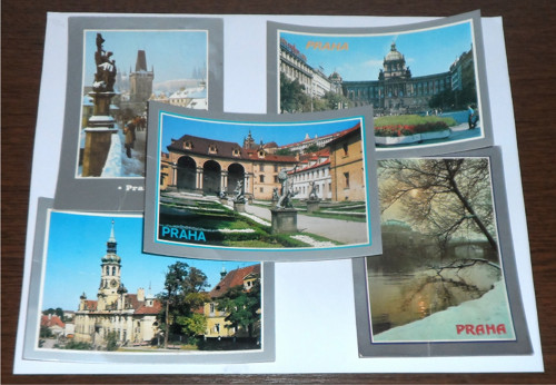 5x čistá POHLEDNICE • Praha