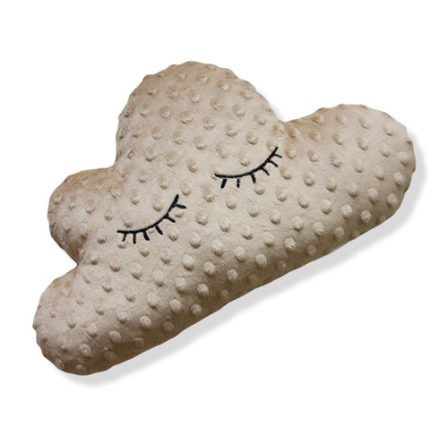 Mini polštář mráček s očima - béžová