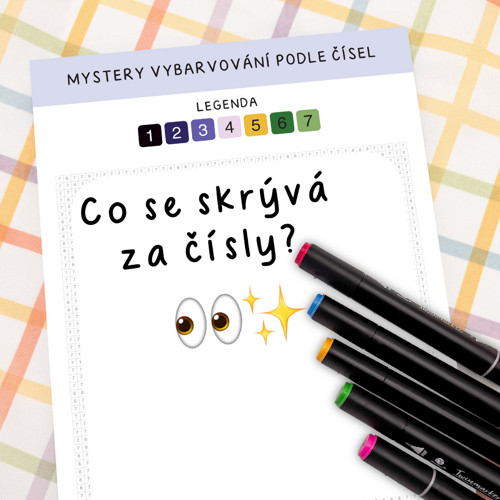 Mystery omalovánka K TISKU – 04
