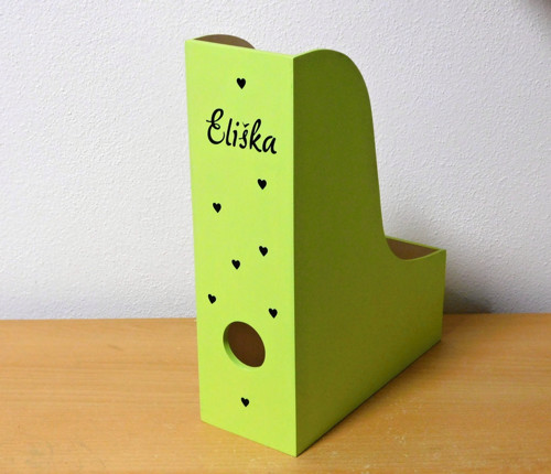 Dřevěný pořadač šanon barva na přání