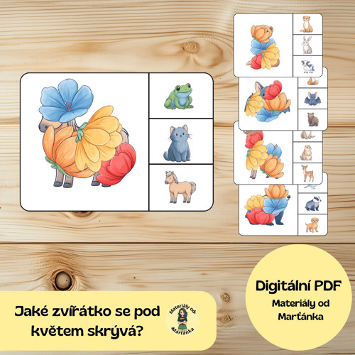 Jaké zvířátko se pod květem skrývá?