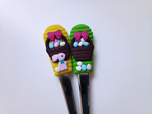 Lžičky velikonoční košík