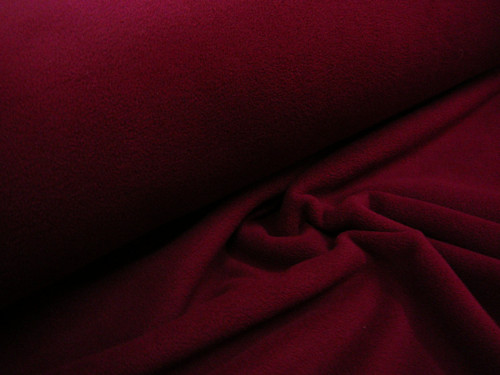 Fleece - vínový - šíře 150cm