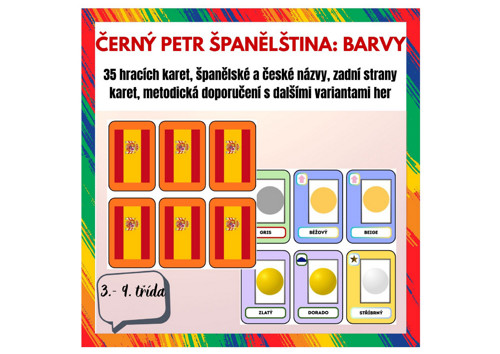 Španělština: Černý Petr - barvy