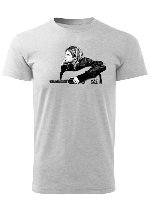 Pánské tričko "Kurt Cobain & Guitar"