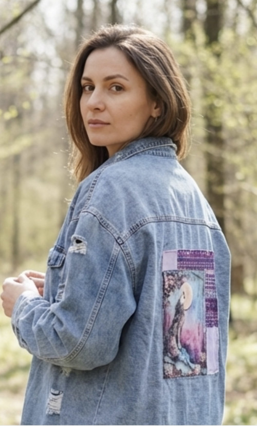 Riflová košile - bunda ,,Luna,,