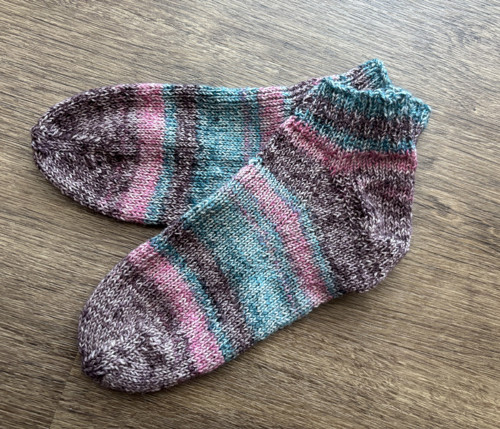 Ručně pletené nízké ponožky vel. 39-40