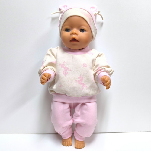 Teplákovka Pro Panenku Baby Born 40 až 43 cm