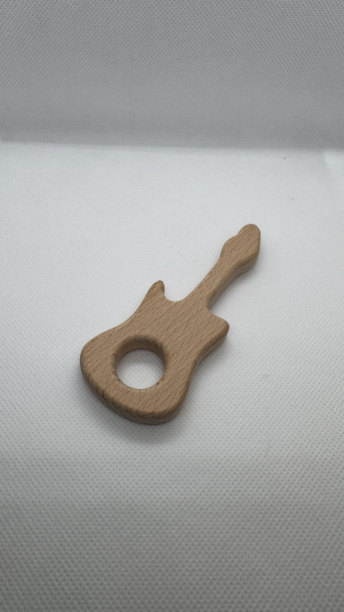 Dřevěné kousátko 100mm kytara