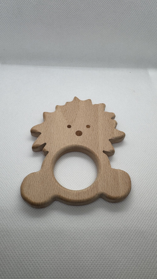 Dřevěné kousátko 10cm lev