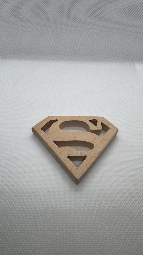 Dřevěné kousátko superman 9cm