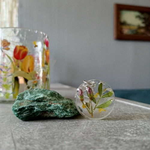 Řetízkový náhrdelník kvítky — foto 1