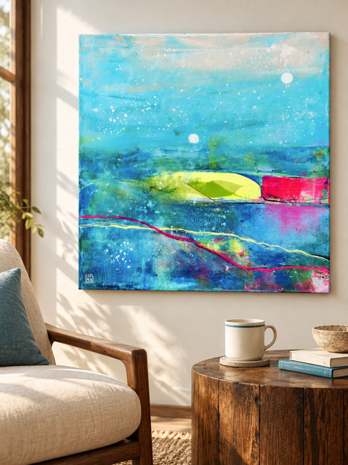 Stillness / originální obraz - 50x50cm