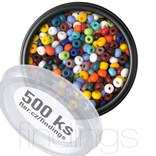~ 500 ks Rokajl 6/0 (4mm) / 38 gr. v krabičce