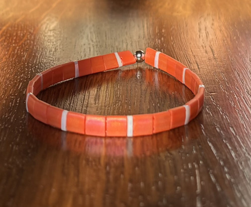 Miyuki naramek orange
