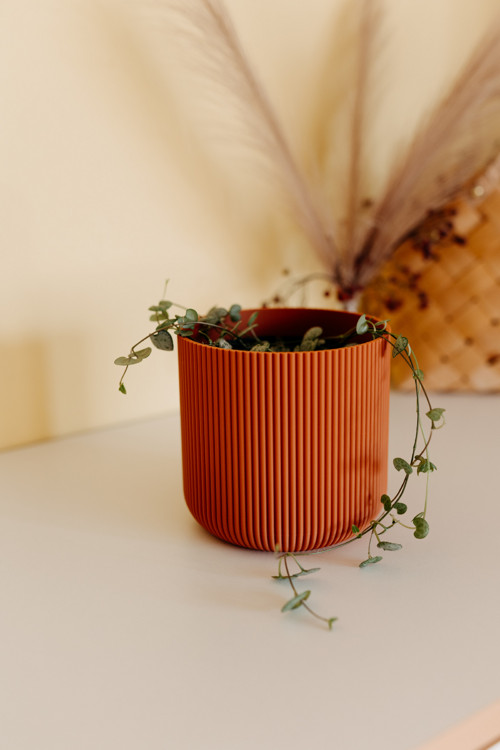 Obal na květináč Bear | Ø 12 cm | Terakotová