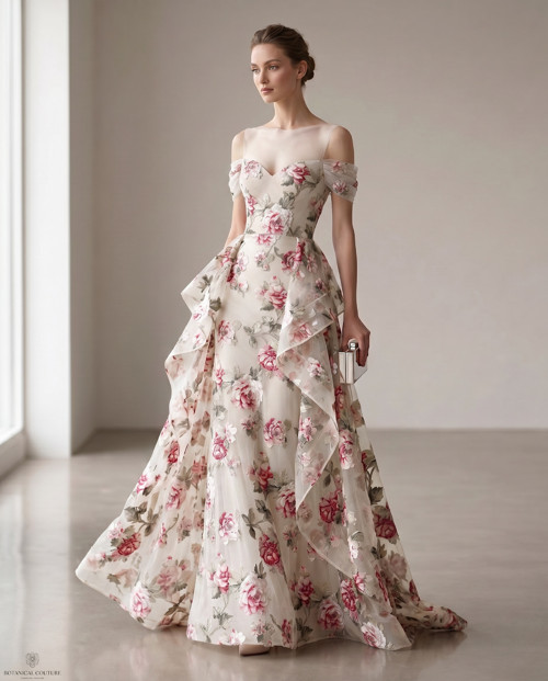 Hodvábna organza žakard