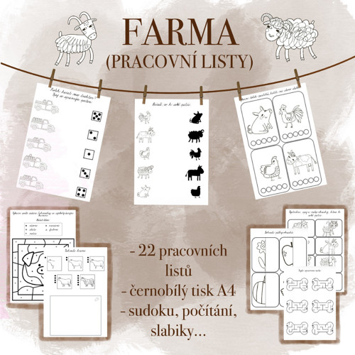 Farma (pracovní listy)