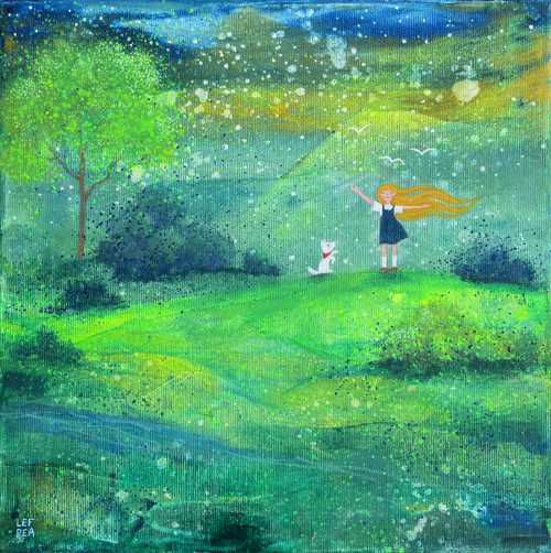 Vítání jara - 30x30cm — foto 1