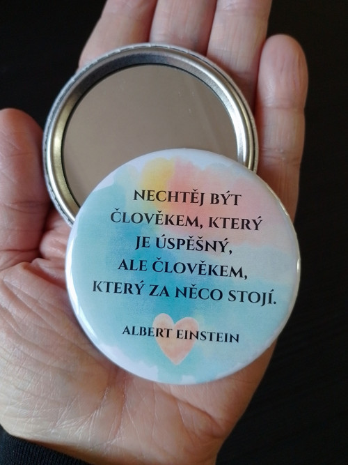 Zrcátko s citátem