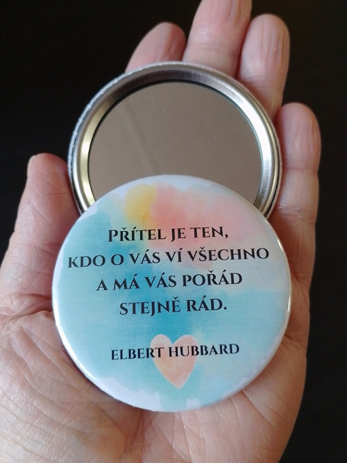 Zrcátko s citátem
