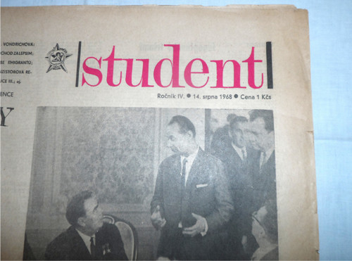 NOVINY Student, č. 33 • 14. srpna 1968