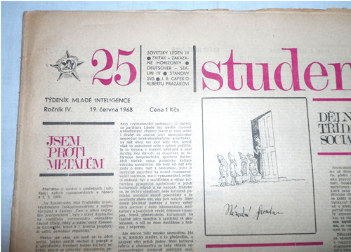 NOVINY Student, č. 25 • 19. června 1968 — foto 1