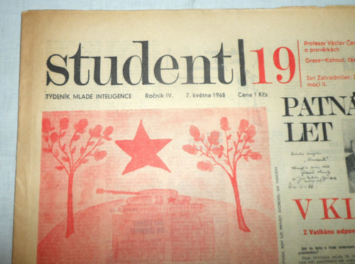Noviny Student, č. 19 • 7. května 1968