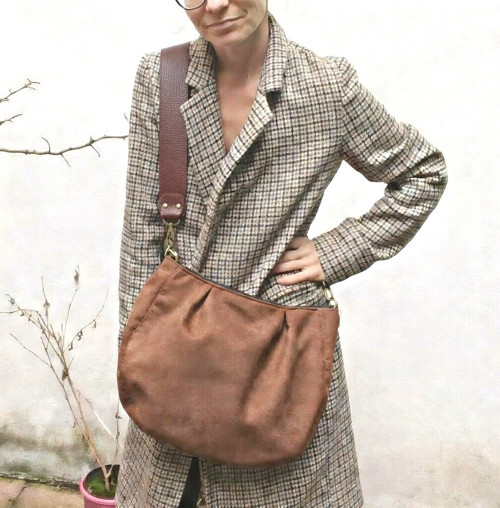 Taška HOBO style BROWN