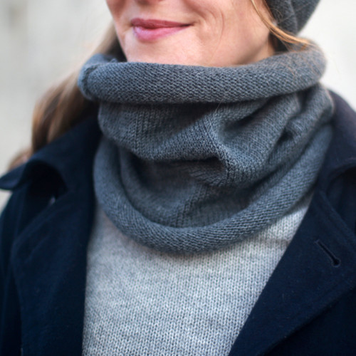 Nákrčník GLATT antracit 100% MERINO