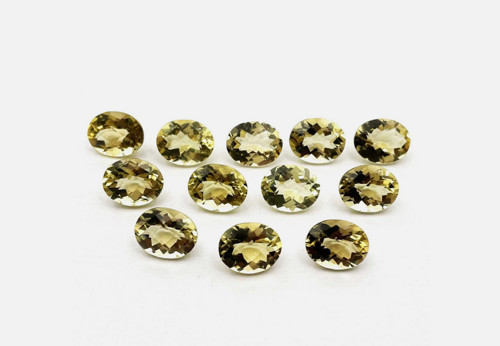 Citrín Brazília cca 9,0x7,0 mm, cena za 1 ks