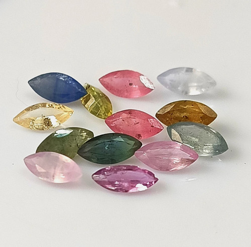 Zafír Srí Lanka cca 6,0x3,0 mm, cena za 1 ks