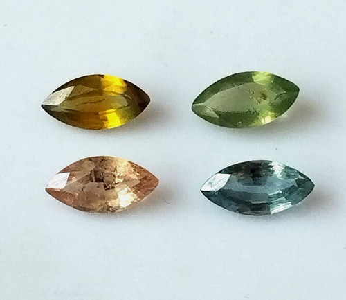 Zafír Srí Lanka cca 8,0x4,0 mm, cena za 1 ks