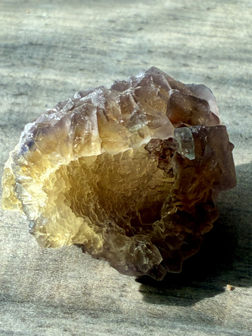 FLUORIT medový- výstavní minerál, Namibie 6A