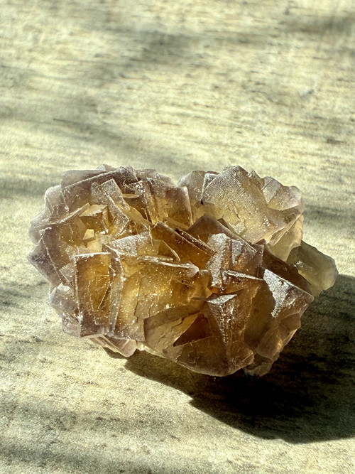 FLUORIT medový- výstavní minerál, Namibie 7A