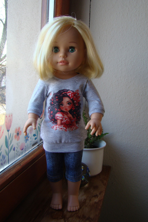 Paola Reina 42 cm - tunika a legínky