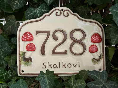 Domovní číslo Muchomůrky hnědá