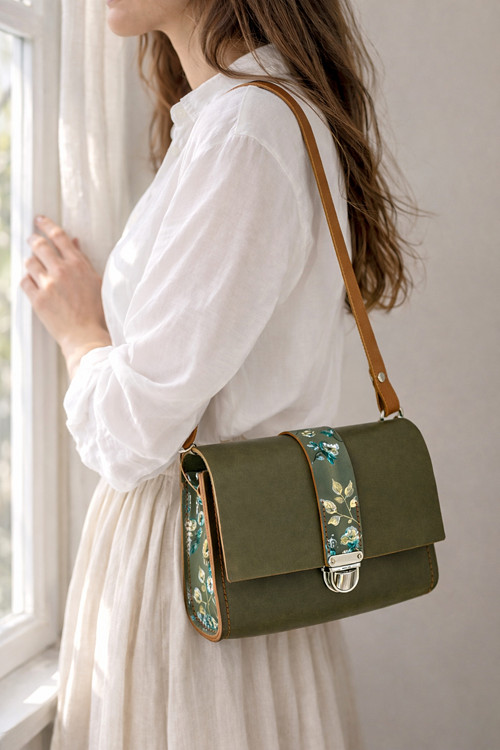 Kožená kabelka Violet