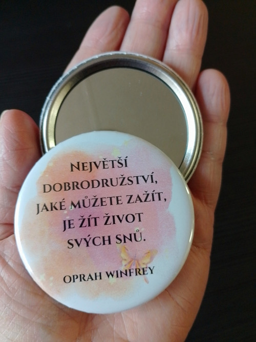 Zrcátko s citátem