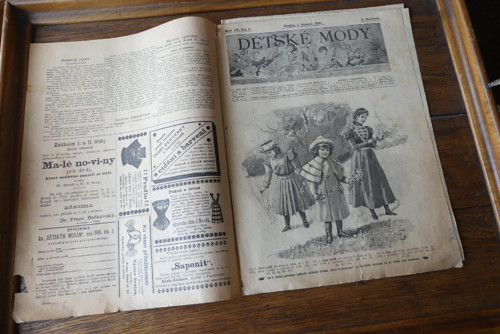Dětské módy, módní časopis 3/1898, dětská móda