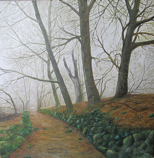 Stará cesta v mlze u Suletic-středohoří-40x40