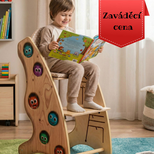 Multifunkční rostoucí židle 6v1 - Nestvůrky