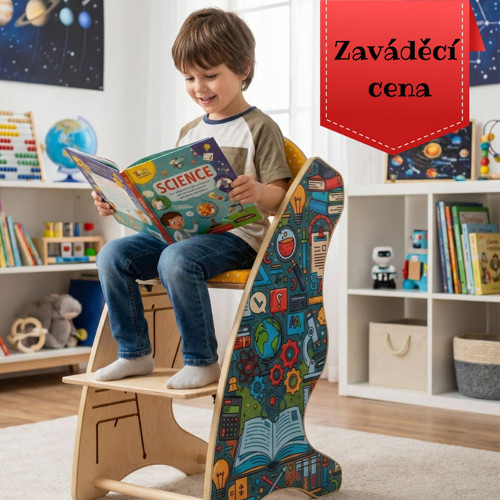Multifunkční rostoucí židle 6v1 - Věda