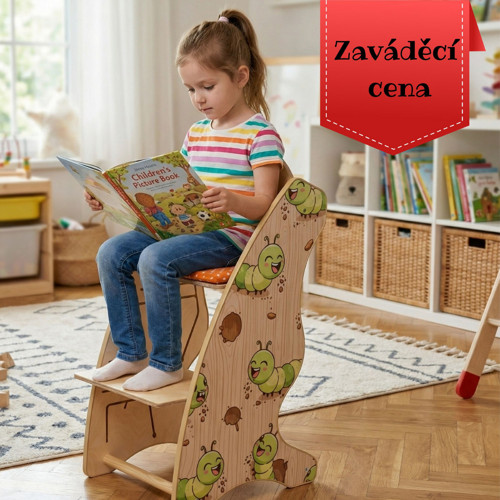 Multifunkční rostoucí židle 6v1 - Housenky