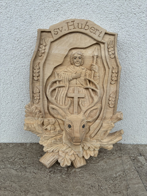 Myslivecký reliéf sv. Hubert