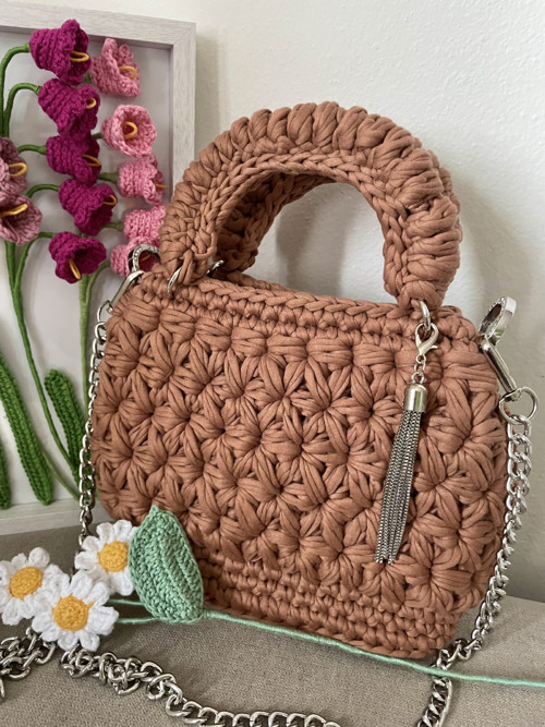 Ručně dělaná kabelka do ruky/ crossbody