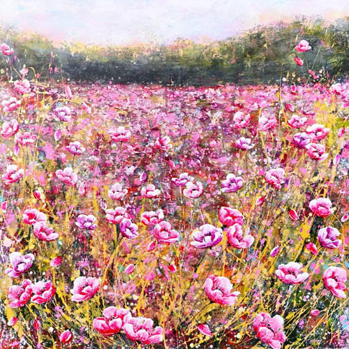 Letní pole........100x100cm